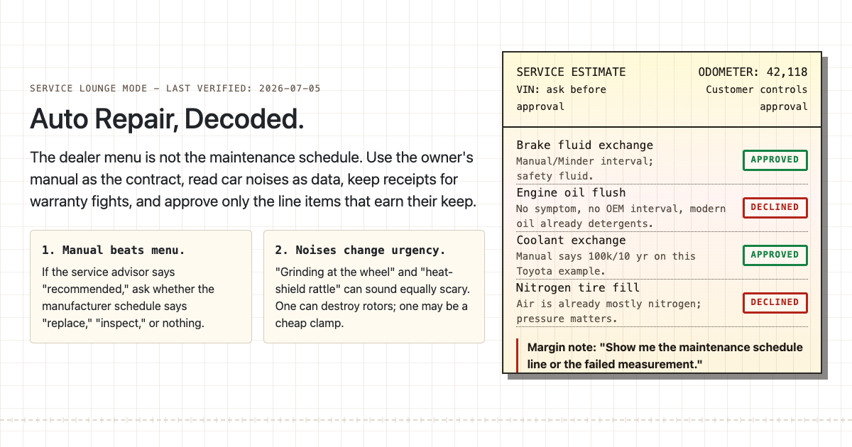 Preview for Auto Repair Upsells Decoded: What Your Car Actually Needs