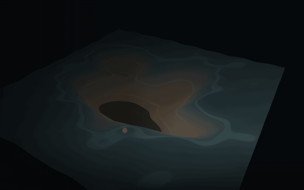 Static high-temperature fringe prompt tracing a less predictable path across the terrain